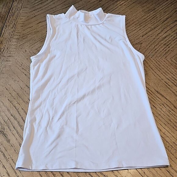 White Steve Madden turtleneck top size S high neck NWOT - Picture 7 of 7